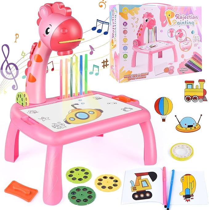 KIDS DRAWING & TRACING PROJECTOR TABLE BOARD (Big Size)